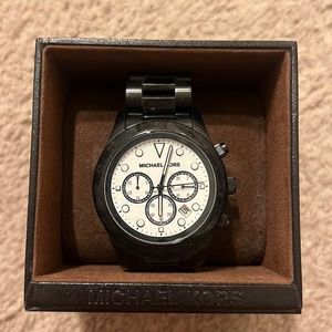 Michael Kors Chronograph Black Watch MK6083